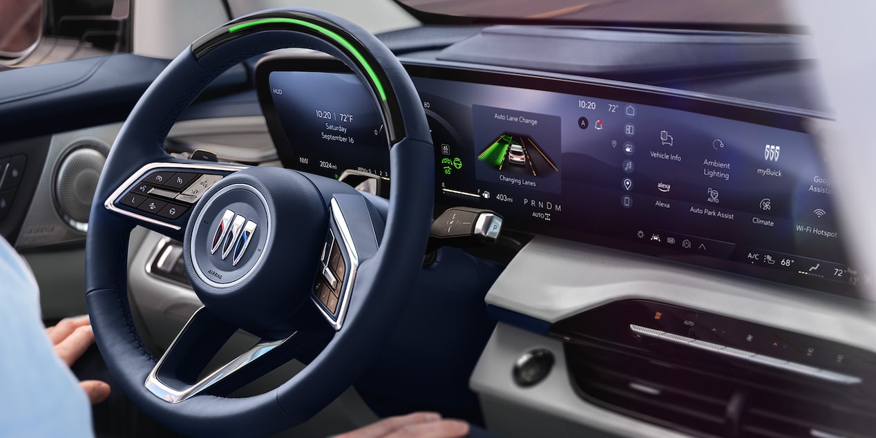 Super Cruise technology in action inside the 2025 Buick Enclave ST.