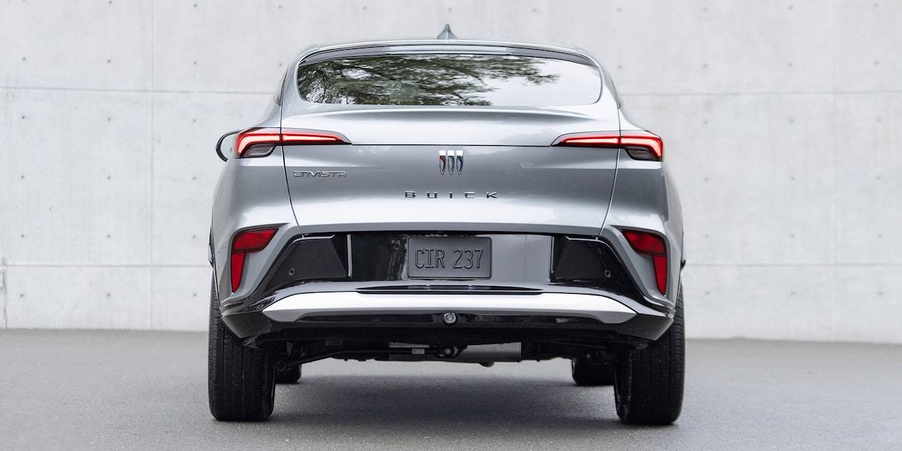 Rear view of the 2025 Envista ST sporty crossover SUV.