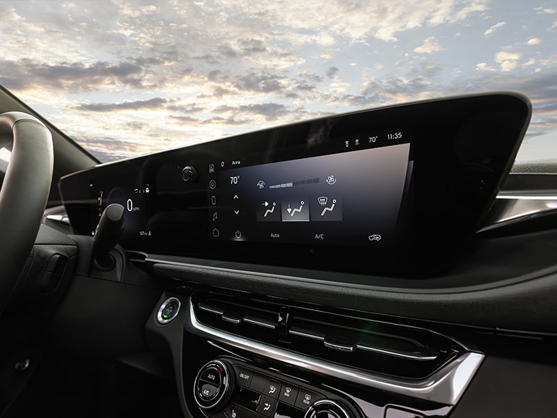 The 2025 Envista infotainment system.