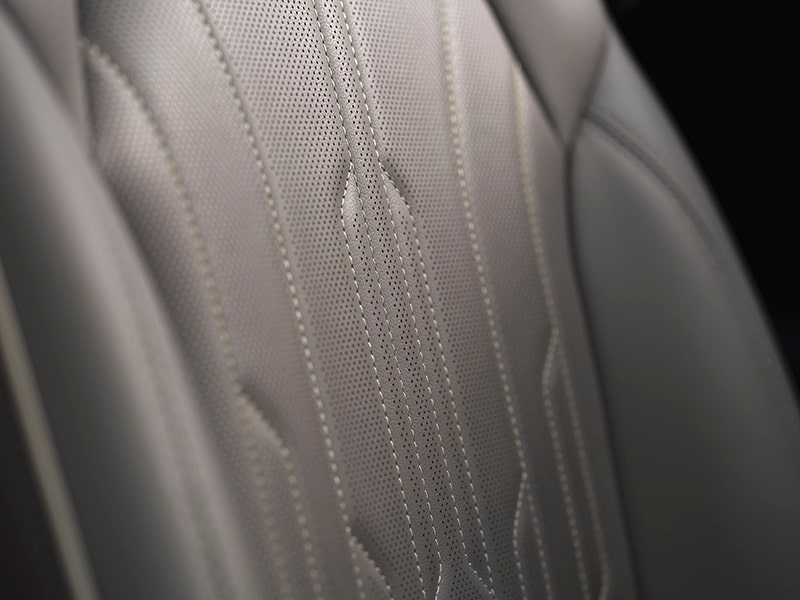 Seating detailing close-up of the 2024 Buick Envista Avenir.