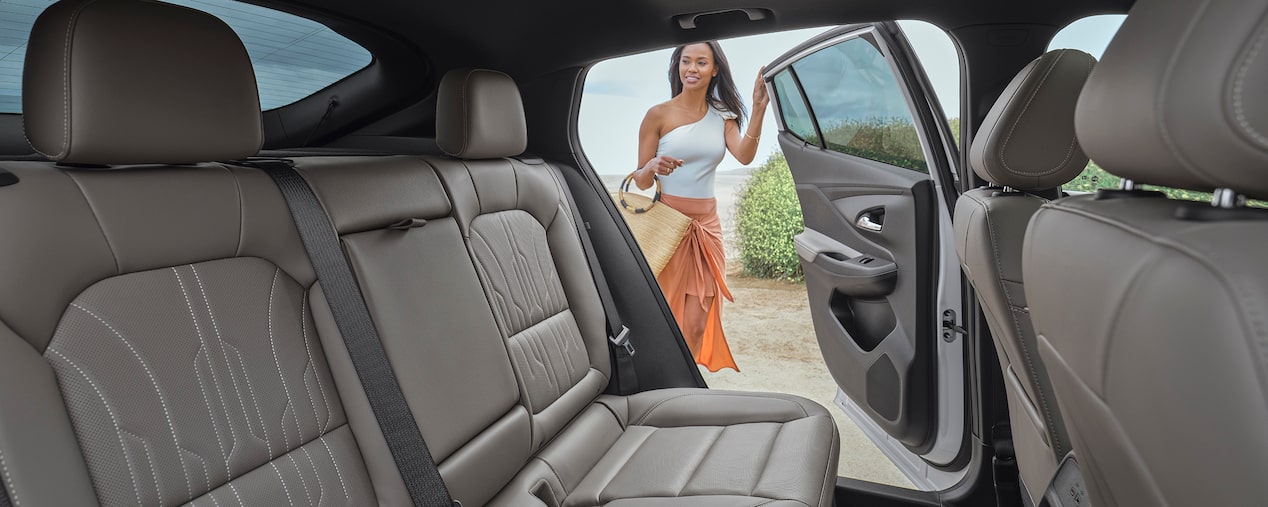 Back seating of the 2024 Buick Envista Avenir.