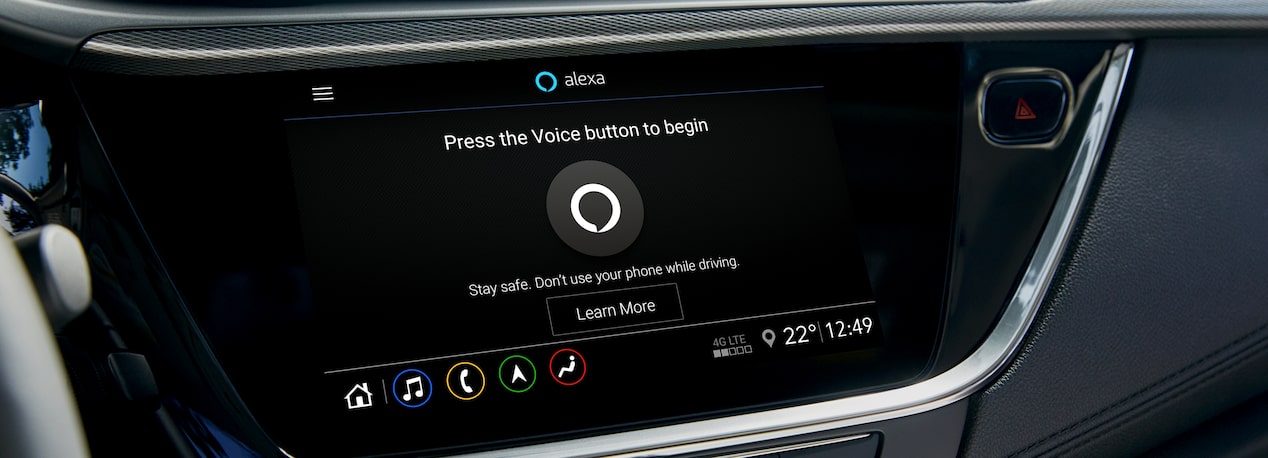 Buick Alexa Built-In Dashboard.