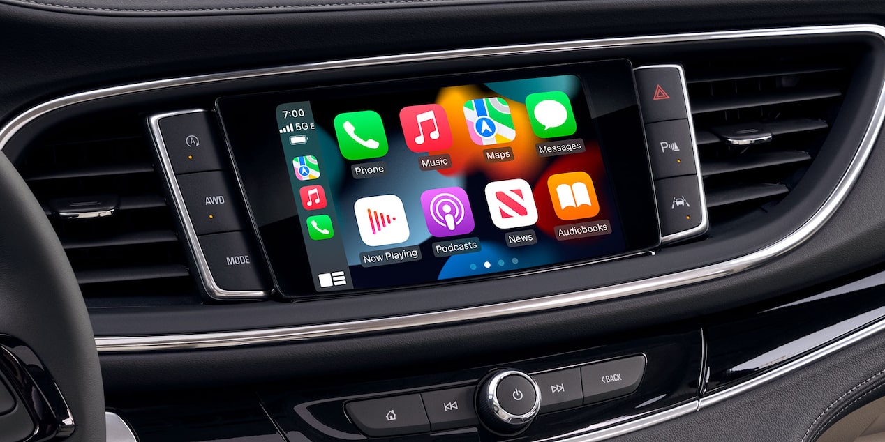 2024 Buick Enclave Sport Touring Apple Carplay connectivity.