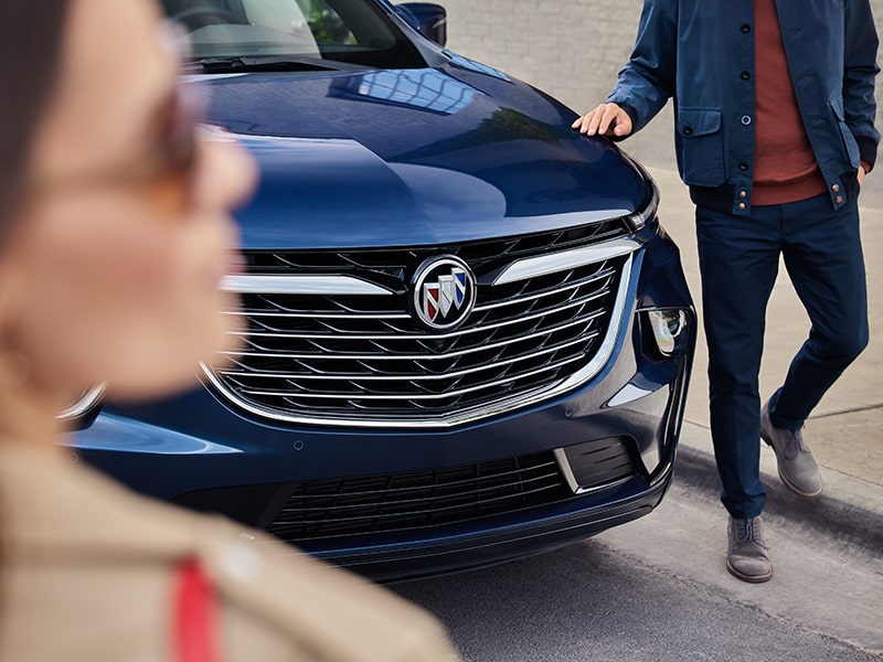 Front exterior of the 2024 Buick Enclave.