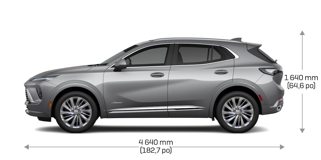 Spécifications du Buick Envision Avenir 2024.