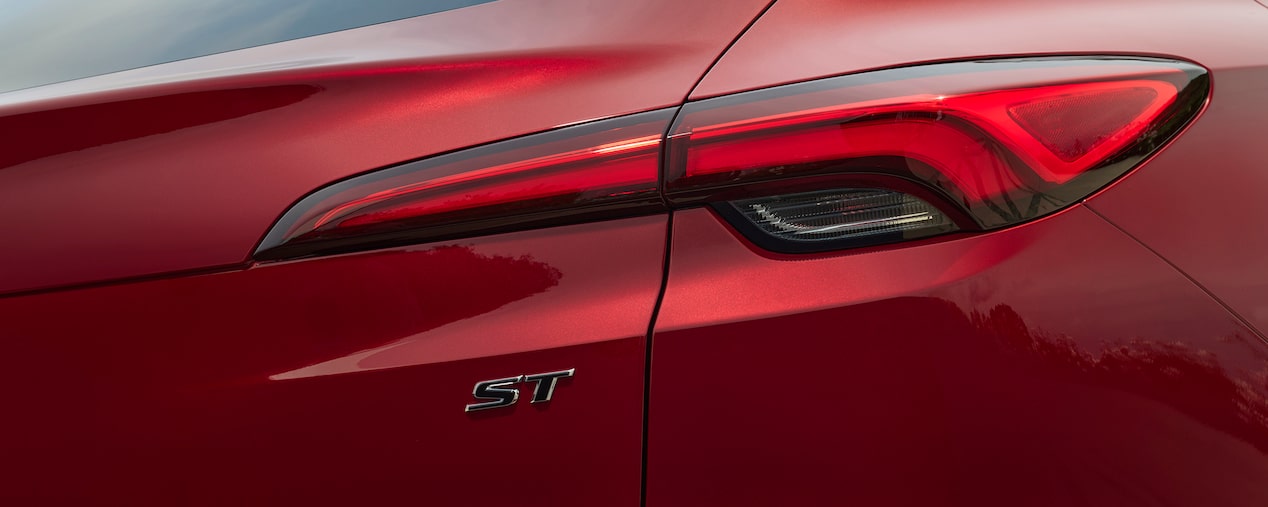 Sport Touring insignia close-up on the 2024 Buick Envista ST.