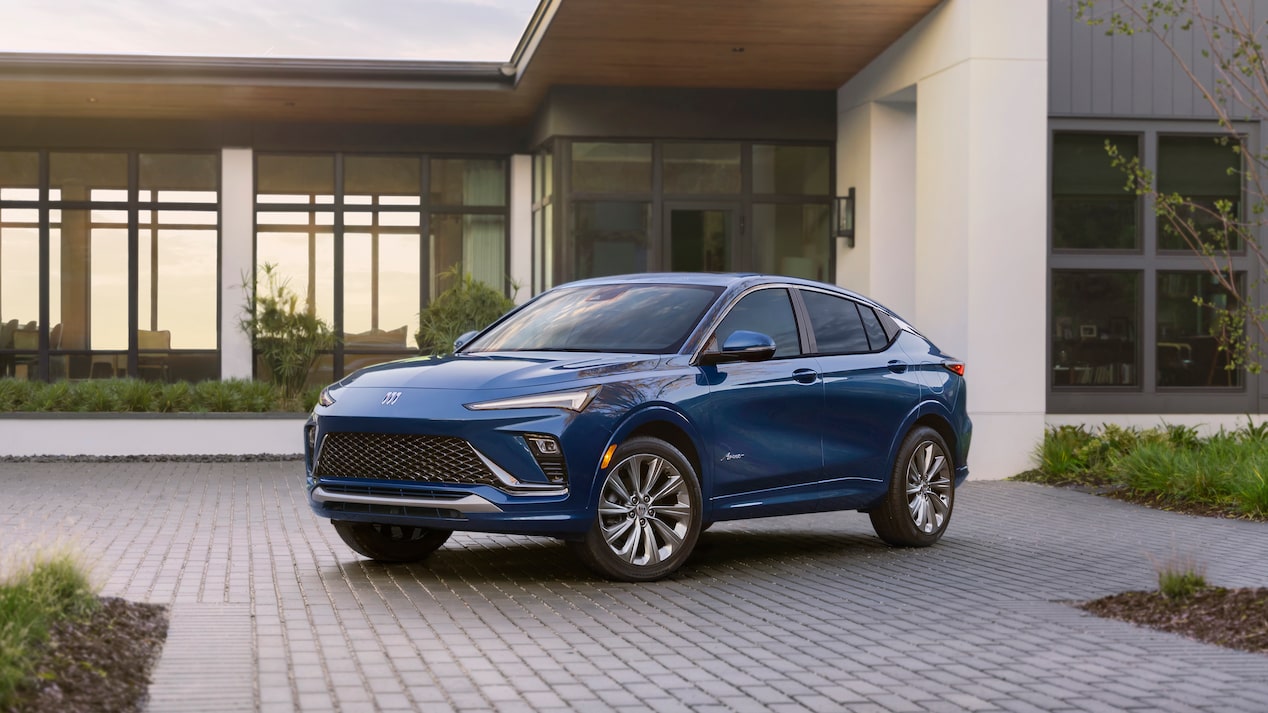 2024 Buick Envista Avenir parked outside a home.