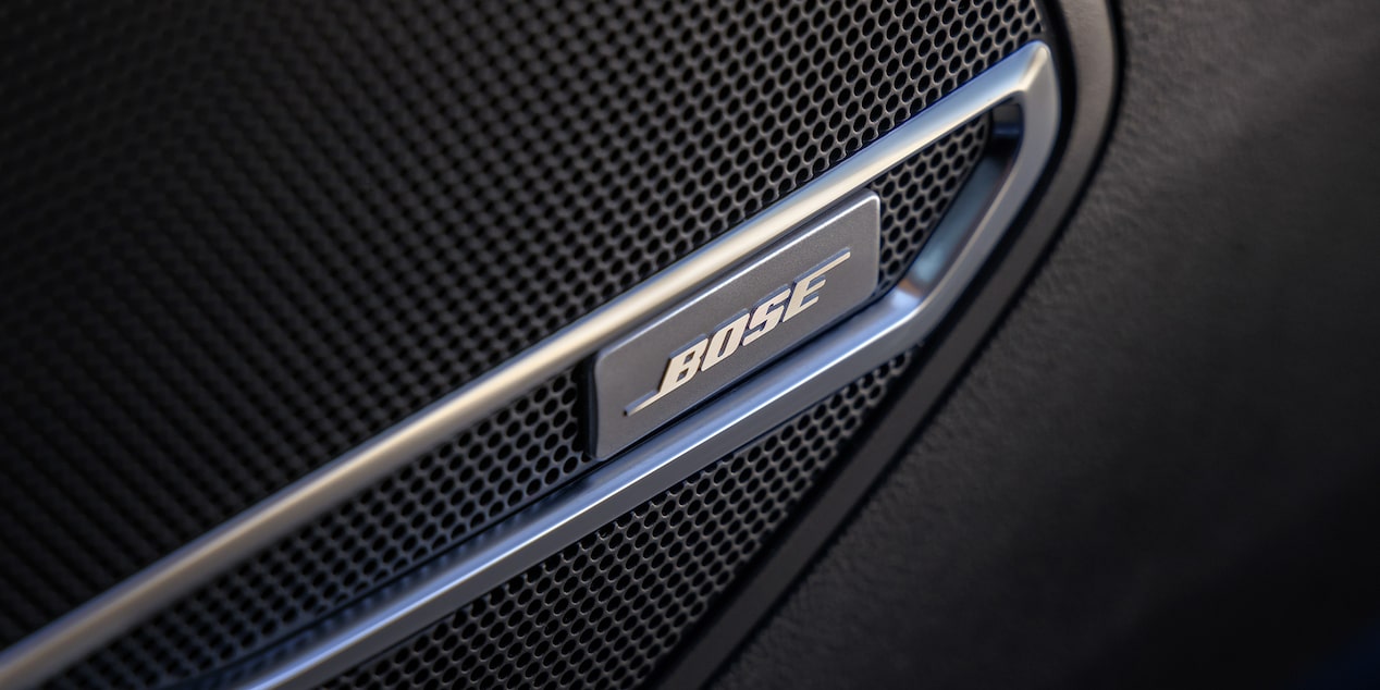 Close-up of the Bose Speaker in a 2025 Buick Envision Compact SUV.