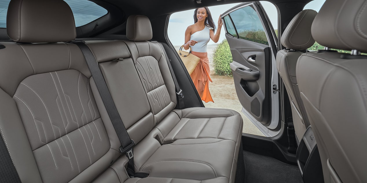 The 2025 Buick Envista interior rear seats.