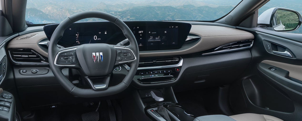 The 2025 Buick Envista front interior.