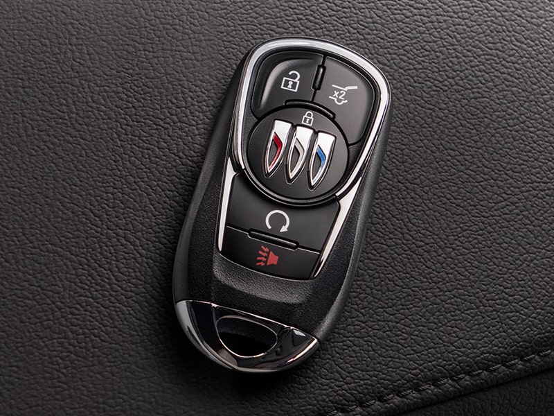 The 2025 Buick Envista key fob.